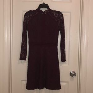 Dark Maroon Dress
